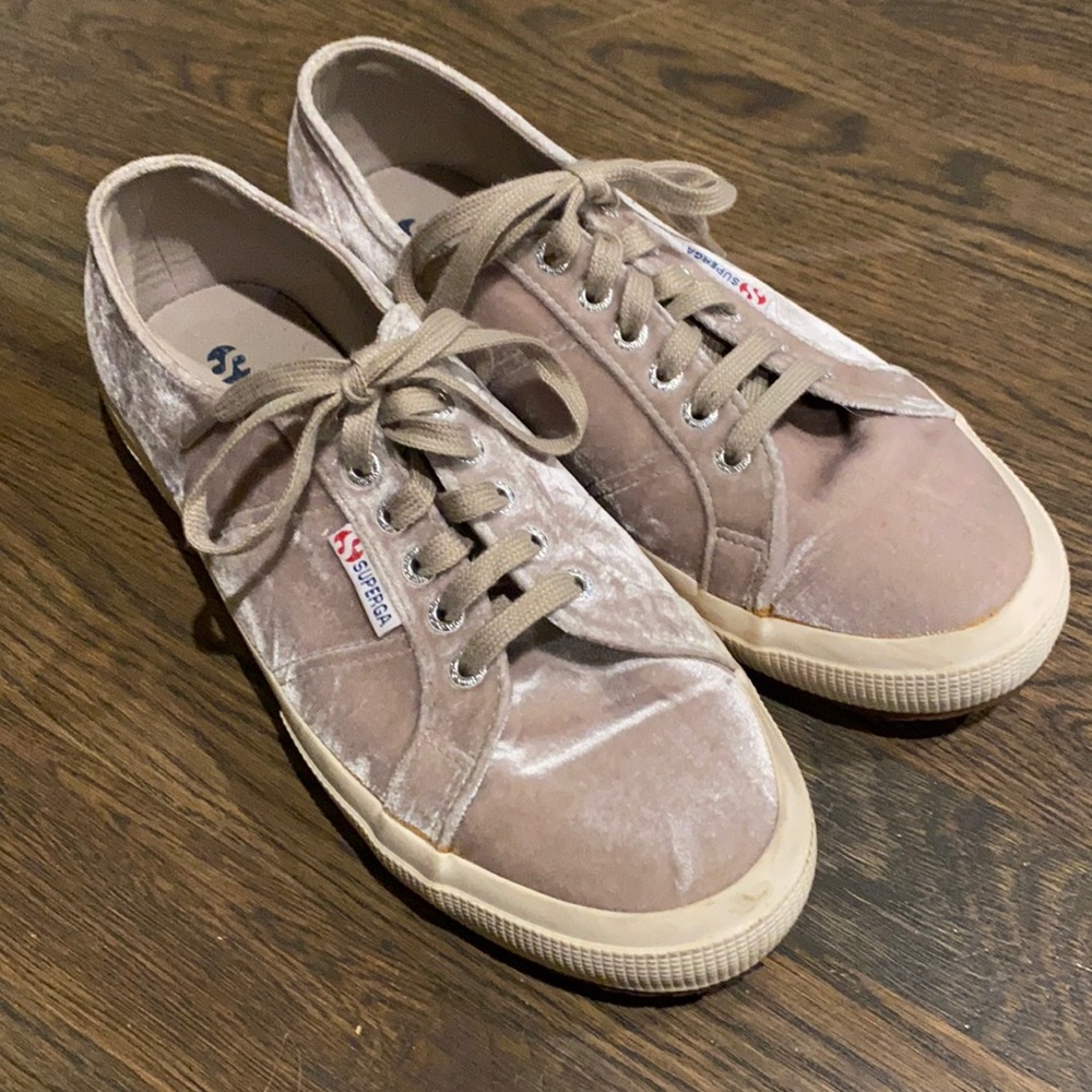 Superga 2750 light pink brushed suede